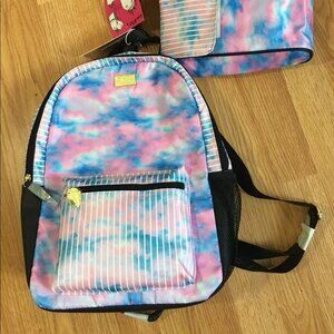 Betsey Johnson Backpack Lunch Bag Set NWT